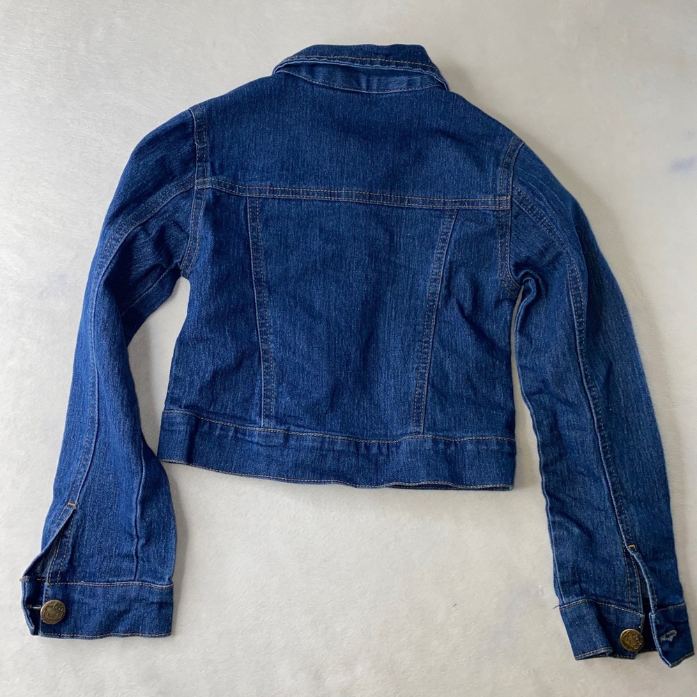 Sanrio Hello Kitty Denim Jacket Girls XS 4/5 Toddler Cartoon Camp 76 Cute Kids - Picture 11 of 13